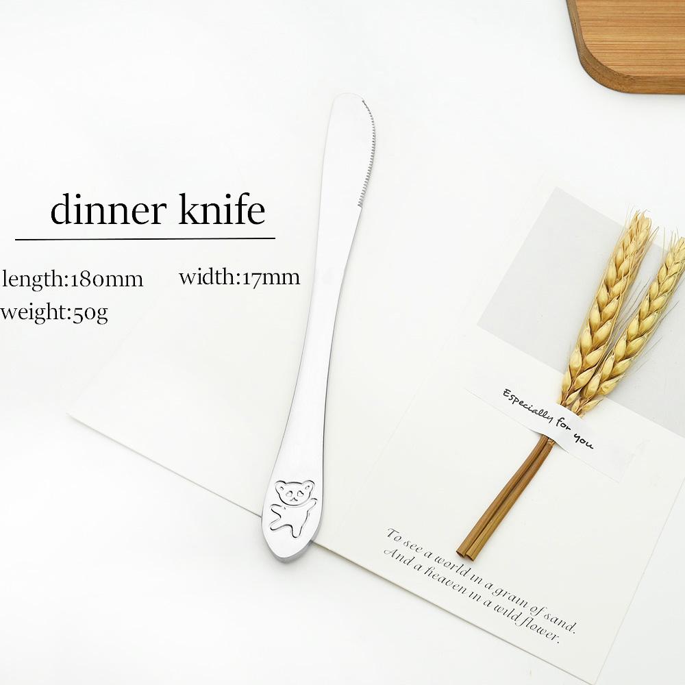 Little Dessert Edelstahl Besteck Set Teelöffel Löffel Gabel Set Teelöffel Kuchen Dessert Messer Geschirr Besteck