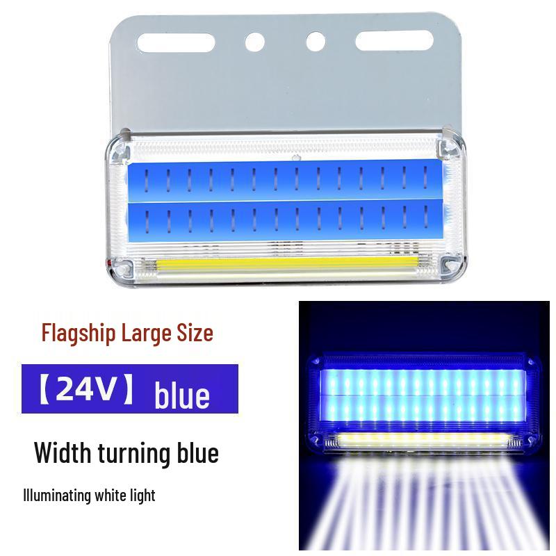 Truck Side LED Lights 24V - Super Bright, Waterproof Ground Illumination Marker Trailer Lights