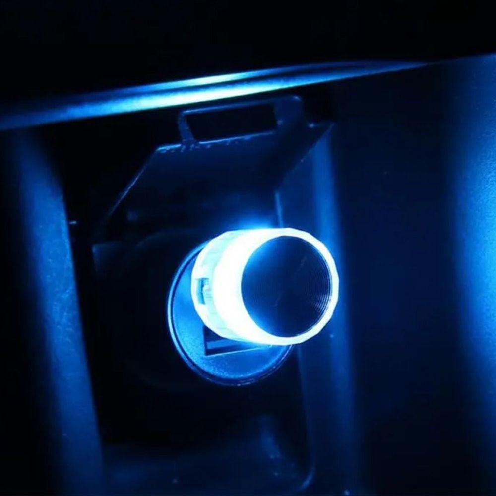 Colorful Flashing Car Ambient Light Mini LED Light Nightlight Neon USB Atmosphere Lamp Plug Play Universal Auto Interior Decor
