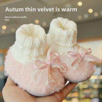Warm Baby Winter Shoes with Velvet for 0-12 Months