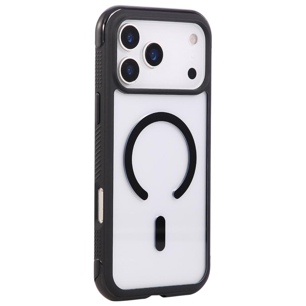For iPhone 17 Pro Case Compatible with MagSafe TPU+PC Transparent Protective Phone Cover