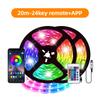 40M 5V USB RGB Led Strip TV Backlight, Music Sync APP Color Changing, Cuttcable LED Lights for Room Home Party Bedroom Decor