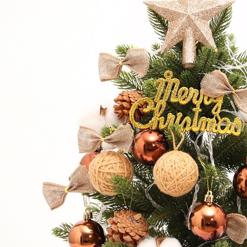 45cm PE Mini Desktop Christmas Tree Set with Ornaments