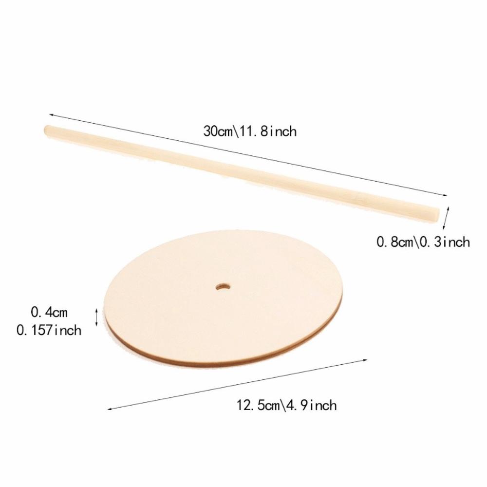 5pcs Detachable Design Wooden Donut Stand Wood Donut Display Stand Donut Wall Bracket Wedding Party