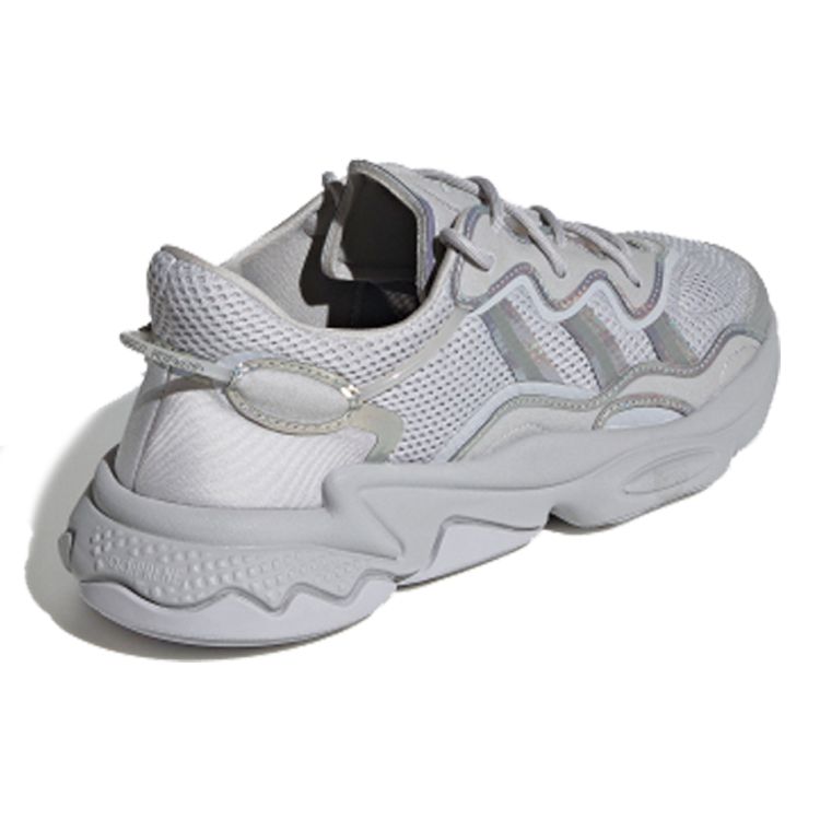 adidas Ozweego Metallic Grey Unisex Sneakers Grey-Two Footwear-White FV9656