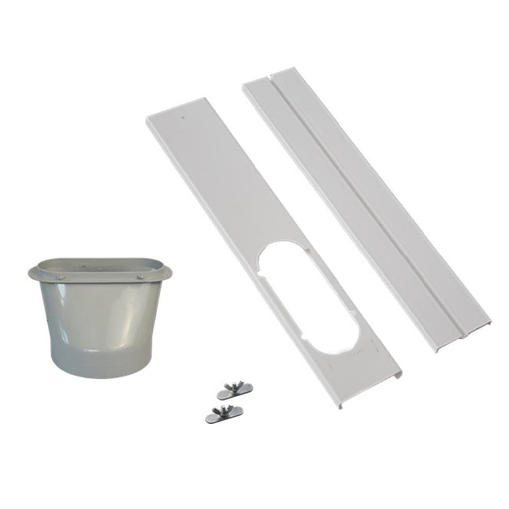 55cm Air Conditioner Window Kit 13-15cm Adjustable Window Seal Plate Set for Portable Air Conditioner