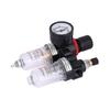 1/4 Air Filter Pressure Regulator with Oil Water Separator and Lubricator Cup for Air Compressor
