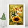5D DIY Diamond Painting Floral Cross Stitch Rhinestone Mosaic DIY Embroidery