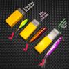5pcs Capsule Shape Capsule Storage Case 5Pcs Fishing Tackle Box  Outdoor Fishing