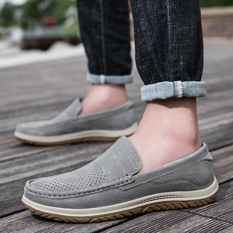 Fashion Men Casual Shoes Luxury Comfort Soft Men Loafers New Men's Outdoor Mesh Breathable Shoes Versatile and Minimalist