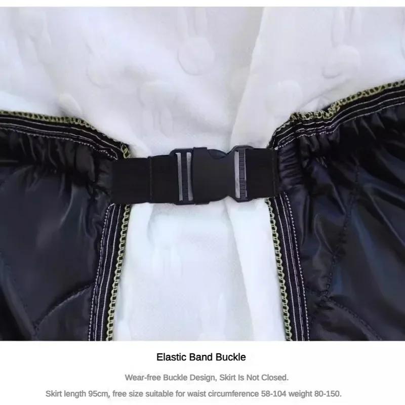 Motorcycle Windproof Skirt Winter Warm Knee Protection Waterproof Apron Plus Velvet Thickened Motorcycle Windproof Skirt