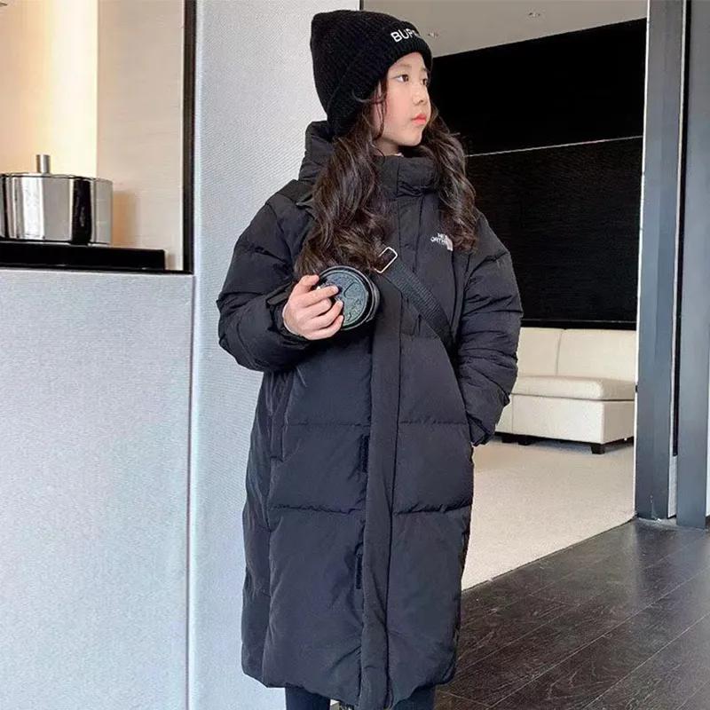Winter Clothes for Girls Thick Warm Long Parkas Teen Child Coats Casual Hooded Down Jacket Kids Outerwear