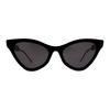 Gucci Bee Design Acetate Irregular Shape Sunglasses Unisex Sunglasses Black GG0597S-001