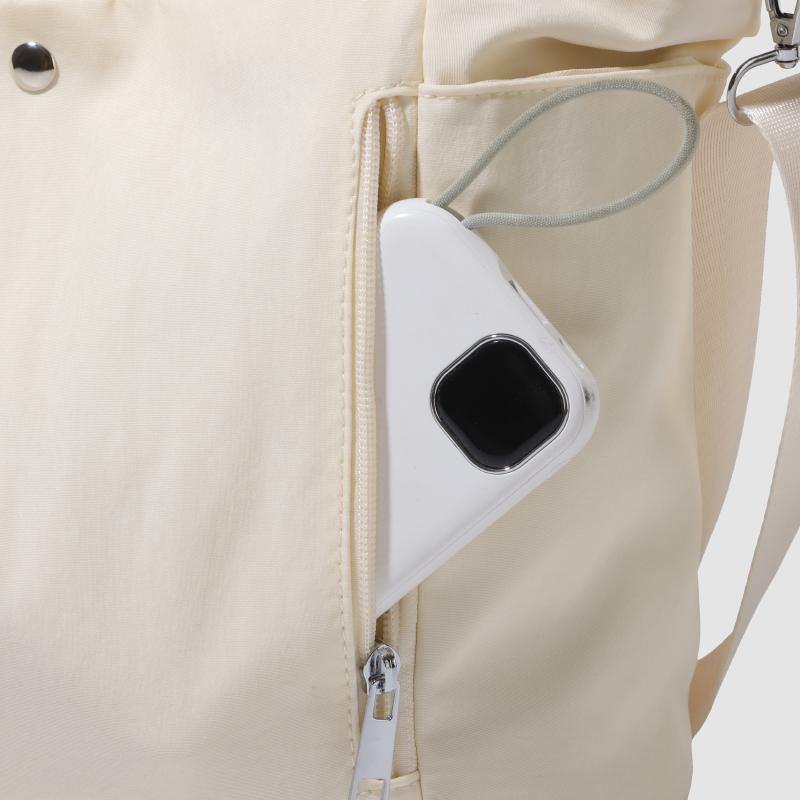 Women's Large Capacity Tote Bag Solid Color Shoulder Bag Water-Repellent Crossbody Bag