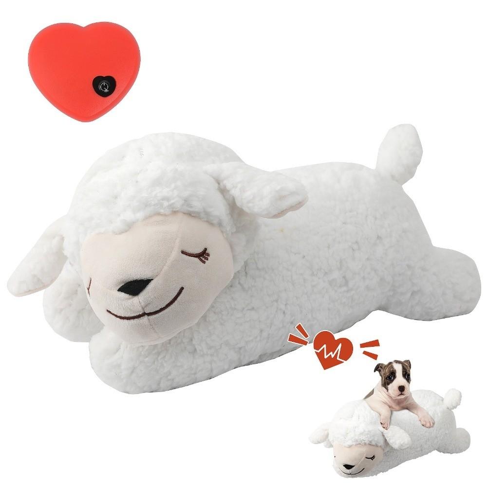Simulation Heartbeat Dog Anxiety Relief Pillow Sleep Aid Dog Soothing Toys for Cats Puppy
