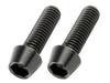 POSH FAITH Motorcycle Supplies Taper Cap Bolt Stainless Steel Black
