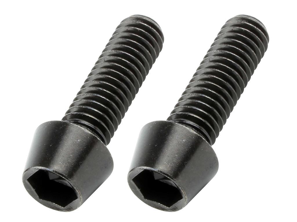 POSH FAITH Motorcycle Supplies Taper Cap Bolt Stainless Steel Black