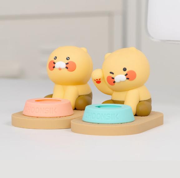 Kakaopeulenjeupateuneo Kakao Friends Chunsik Bowl Smartwatch Charging Stand Perfectly Compatible With Galaxy Watch/Apple Watch