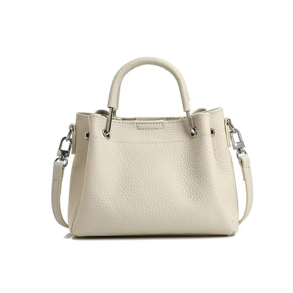 Minimalistische Leder-Schultertasche für Damen, Vielseitige Französische Weichleder-Crossbody-Handtasche