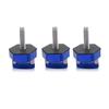 Quick Removal Thumb Screws, 6 PCS Car Hardtop Bolts Aluminum Alloy Fasteners with D Ring, Blue