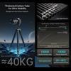 FALCAM TreeRoot QuickLock Lite Carbon Fiber Tripod with Ball and Compact Travel Tripod with 40kg Vertical Load Thick Legs for Cameras Head,