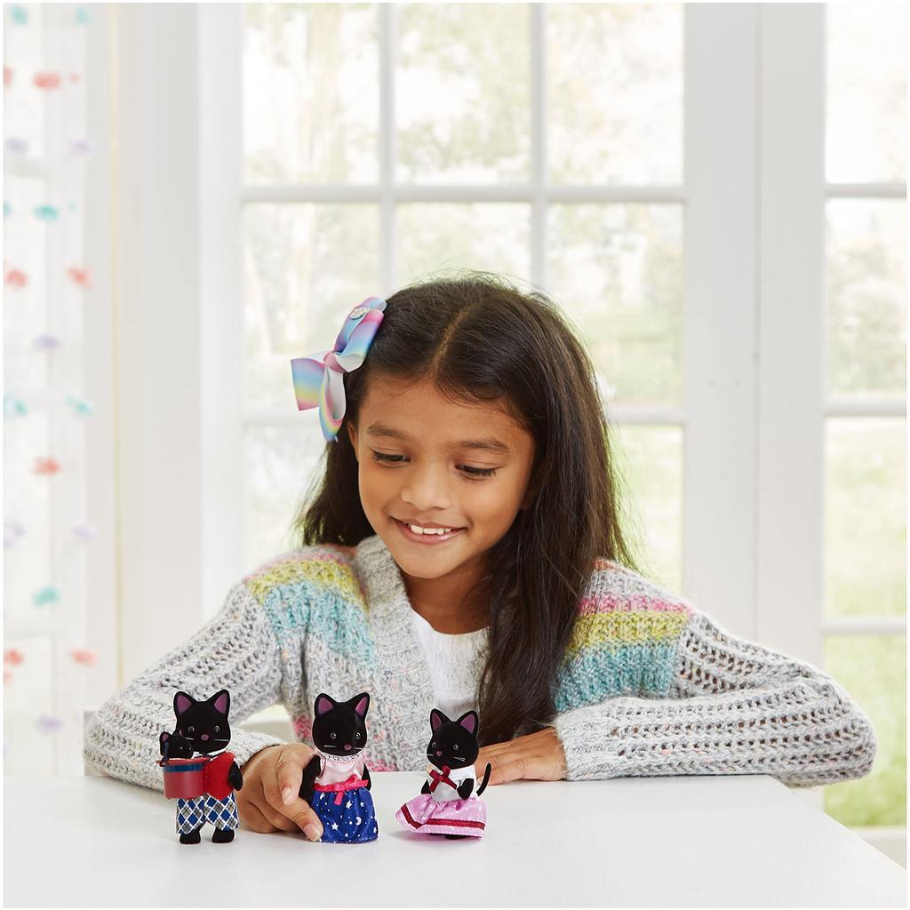 Sylvanian Families Puppen Sky Cat ST Mark Zertifiziertes Spielzeug Puppenhaus für Kinder ab 3 Jahren und Sylvanian Families von Epoch [Starry Family] FS-38 Aufwärts,