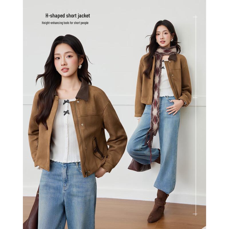 IEF Winter Women's Suede Commuter Jacket