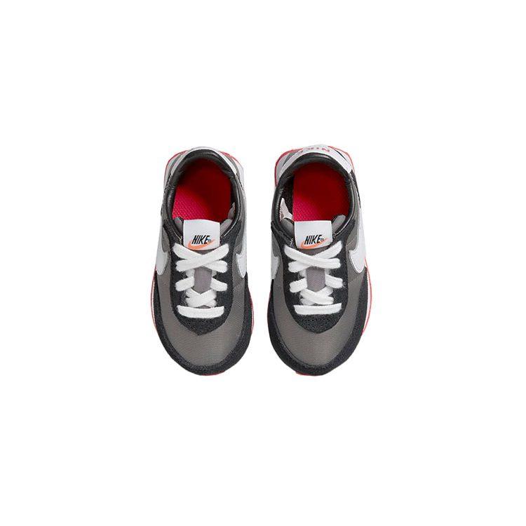 Nike Waffle Trainer 2 Abrasion Resistant Abrasion Resistant Low Top Sports Casual Shoes Black Gray Infant And Toddler DC6479-005