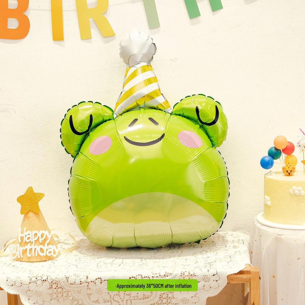Children's Day Animal Balloon Hat First Birthday Photo Props & Background Decoration
