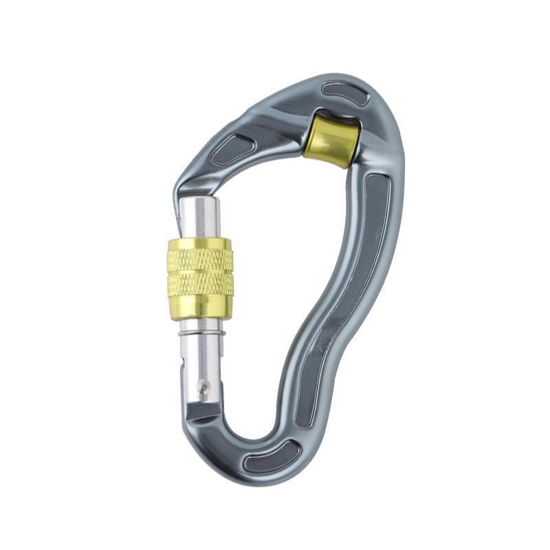 

Tactical Anti-Wear Mountaineering Rescue Master Link with Lock for Rock Climbing and Firefighter Safety