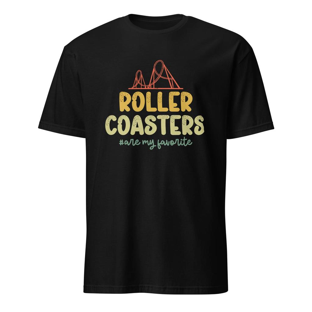 Roller Coasters Amusement Ride Adventure Park Lover Unisex T- Shirt