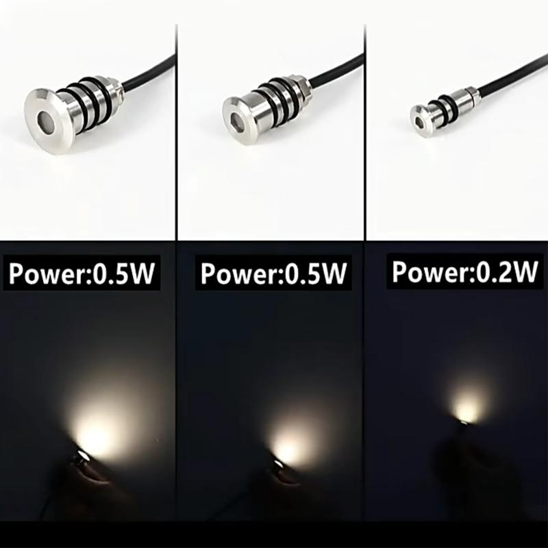 Mini LED IP68 Wasserdicht Edelstahl Poolleuchte DC12V 24V Treppen Durchgang Garten Terra Spots Unterirdische Leuchten