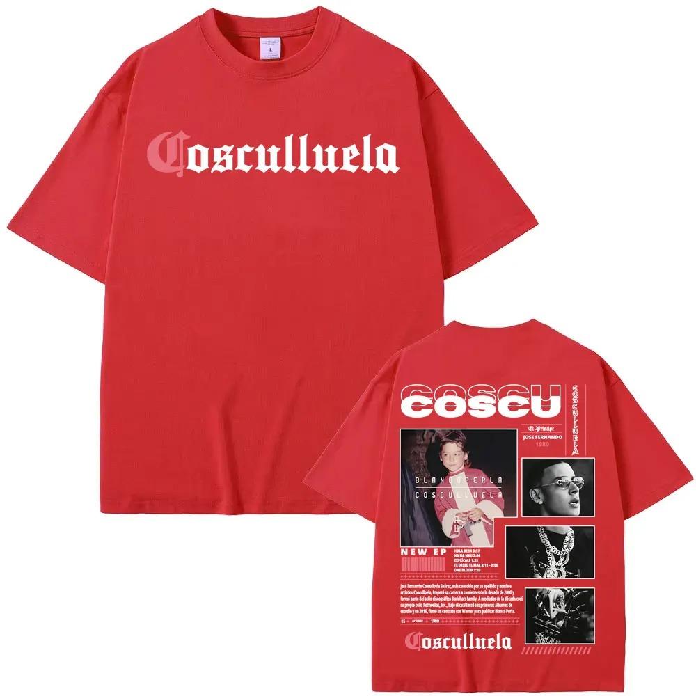 2026 Rapper Blanooperla Cosculluela Album Tour T Shirt Unisex Harajuku High Street Oversized T-shirts Unisex Women Hip Hop T-shirt