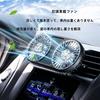 AUSTYLCO Car Fan with USB Port, Car Fan, Double Headed Car Fan, Tabletop/Car Fan,