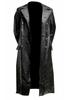 New popular autumn and winter retro leather men's medieval coat