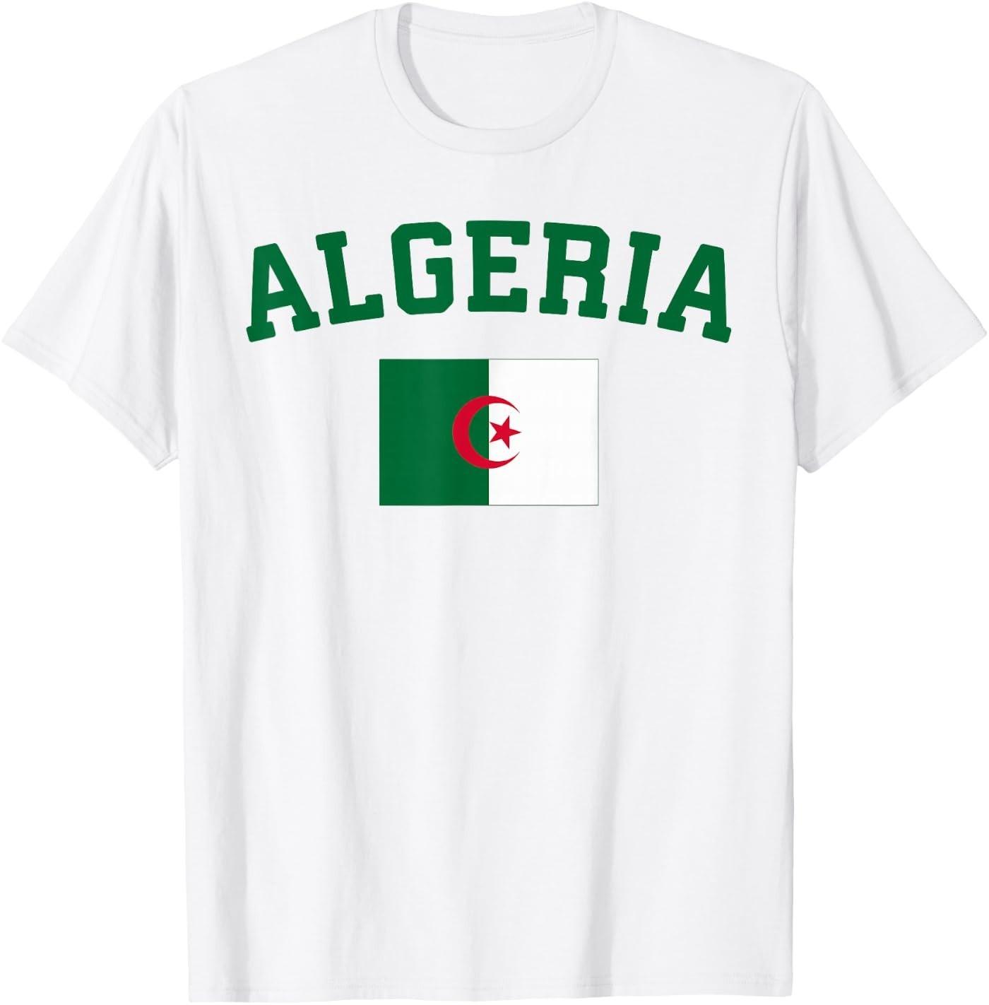 Algeria Flag Algerian Pride Patriotic Country Men T- Unisex T-Shirt S