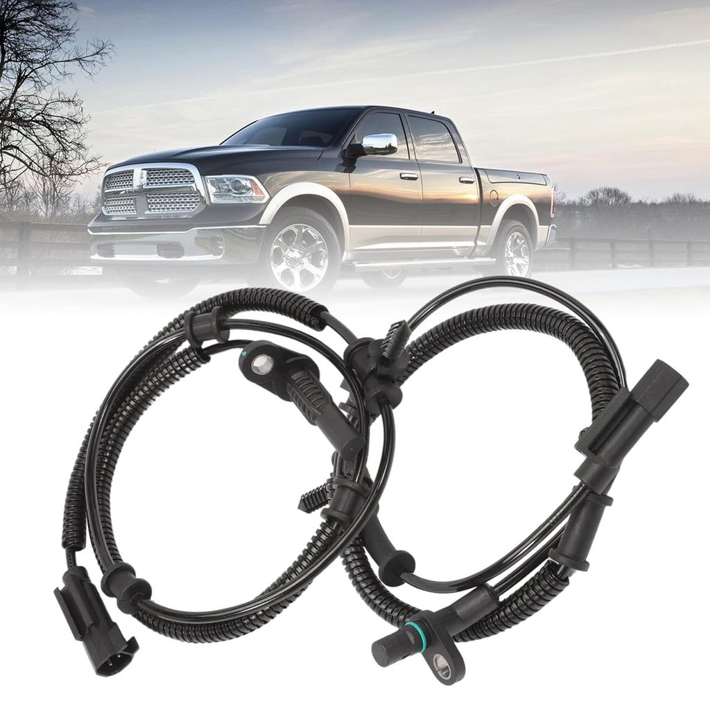 4Pcs Front & Rear ABS Wheel Speed Sensor Compatible For 2013-2018 Ram 1500,  Ram 1500 Classic V6 3.0L 3.6L 3.7L, V8 4.7L 5.7L Engine Replace
