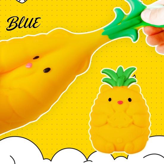 Stress Relief Squeeze Toy Fake Fruit Toy Peach Pineapple Strawberry Ball Giant Sensory Fidget for Home Office School Calming