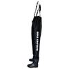 Glory Fish UWE-008 Waist High Waders II with Felt Sole, Black, Size M