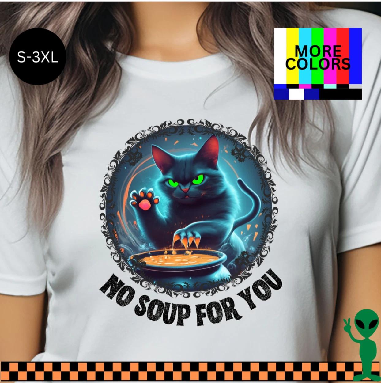 Seinfeld No Soup for You Shirt S-3XL Unisex Short-Sleeve 2XL