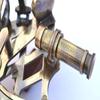 Brass Nautical Sextant – 10.16 Cm Antique Maritime Astrolabe for Office Decor & Gift