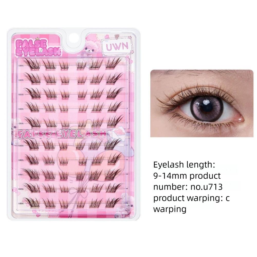 

Brown Color Non Glue False Eyelash 3D Fake Eyelashes Sunflower False Eyelashes Party Supplies Type E