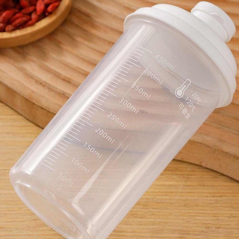 Transparent Laundry Detergent Dispenser Bottle with Measuring Cup Sealed Detergent Powder Tank Multipurpose