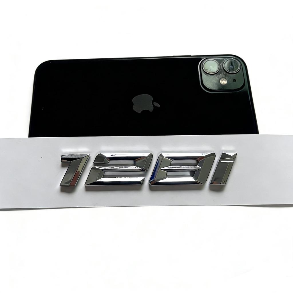 Applicable for New BMW 116i, 118i, 120i, 125i, and 135i Models: Car Emblem, Word Emblem, Tail Emblem.