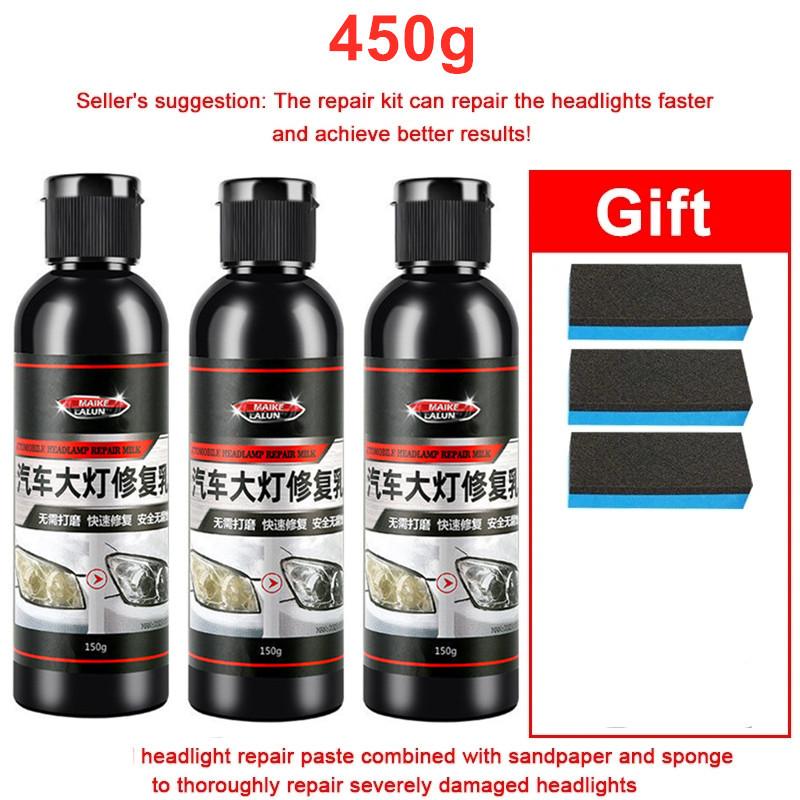 New Car Headlight Restoration Polishing tools Headlamp Scratch Remover Repair Cleaning Paste Remove Oxidation Headlight Polish