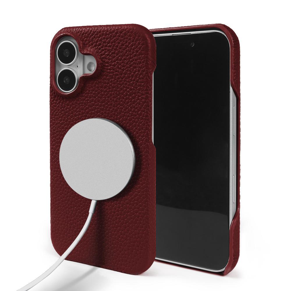Magnetic Genuine Real Leather Case for Iphone 17 Pro Max Air 16 17e 16e 15Pro 14 13 12 Mini For Magsafe Phone Cases Back Cover