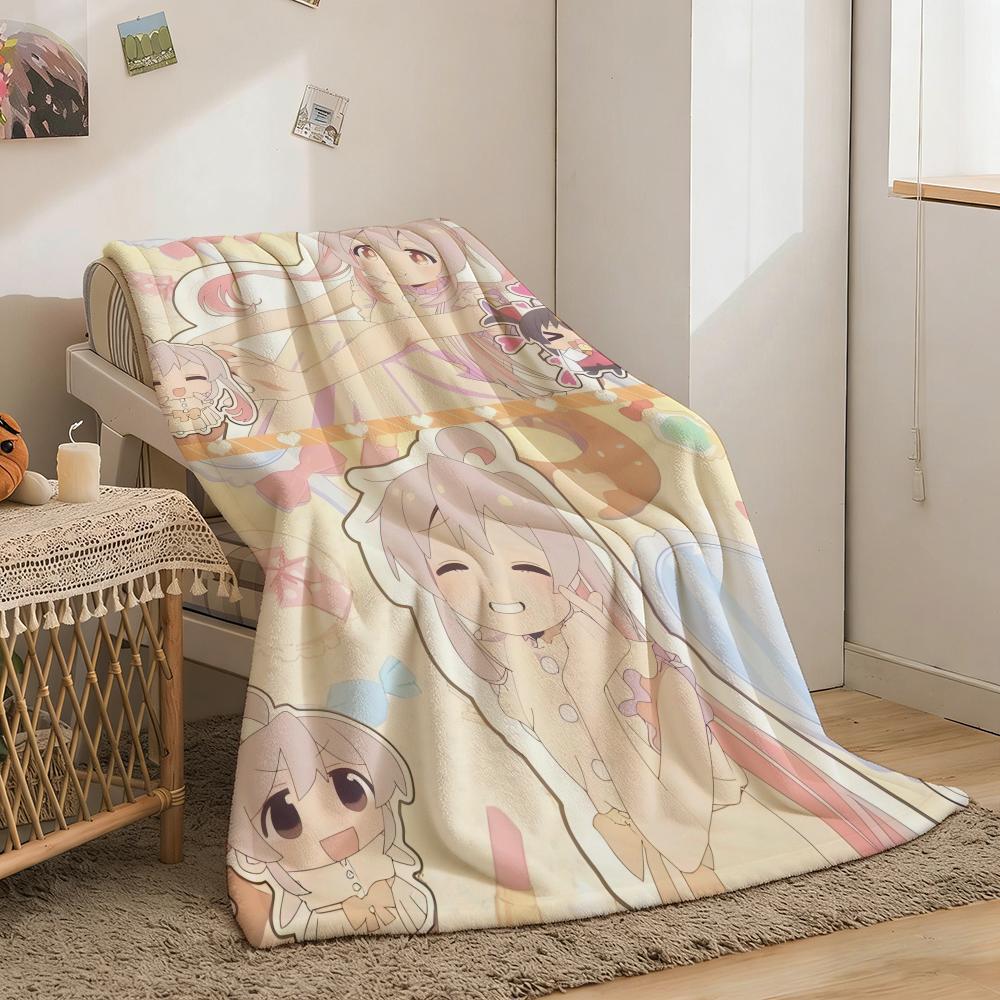 Anime O-Onimai Throw Soft Cozy Flannel Throw Blanket for Sofa Bedroom and More