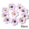 Purple Artificial Flowers Heads Silk Fake Flowers For Home Decor Party Wedding Decoration DIY Valentine's Day Gifts Accessories