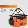 11/19/23/28/35L Foldable Folding Thicker Eva Living Fish Box Tank Bucket Camping Outdoor Fishing Equipment Fishbox Storage Bag