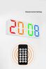 RGB Phantom Color Wall Clock: Creative Digital Clock for Living Rooms